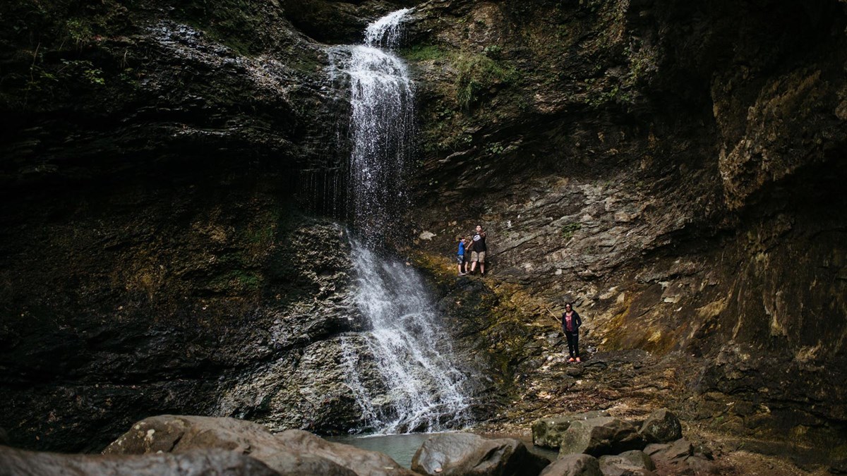 Eden Falls on the Lost Valley Trail