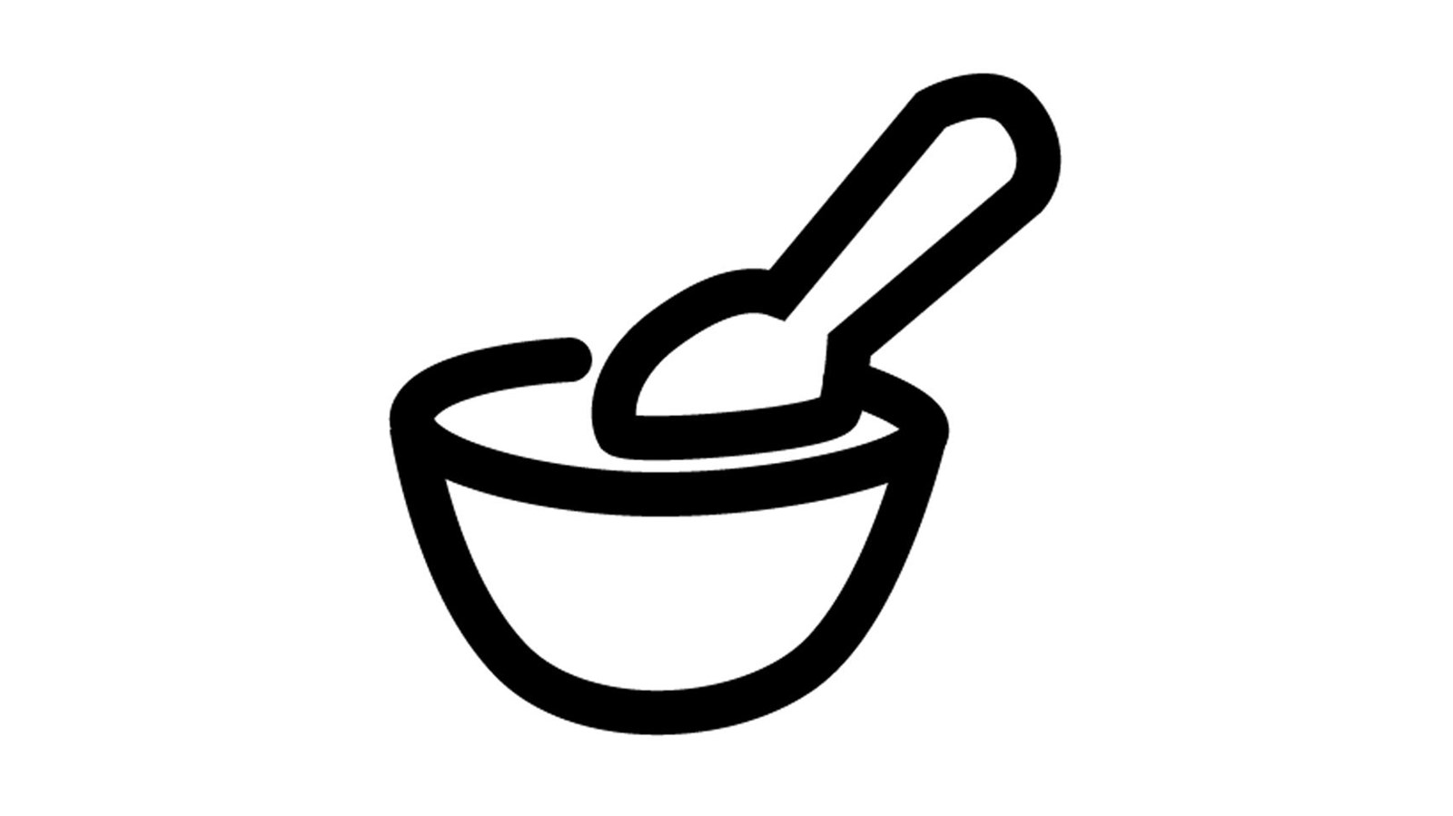 icon of bowl with spoon