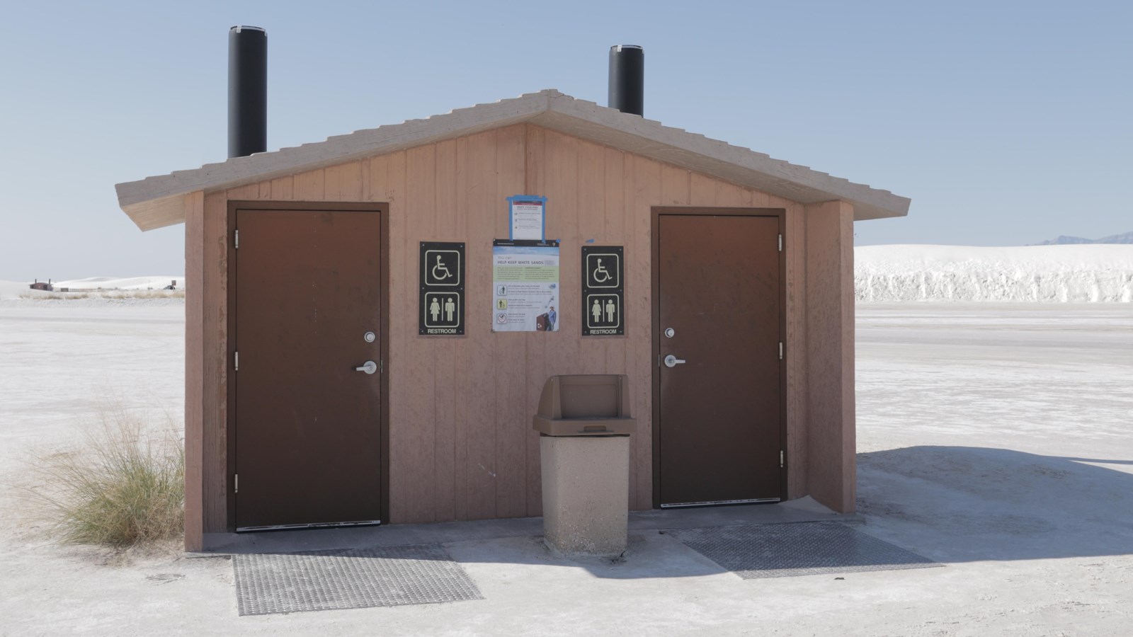 The Balloon Area restroom along Dunes Drive.