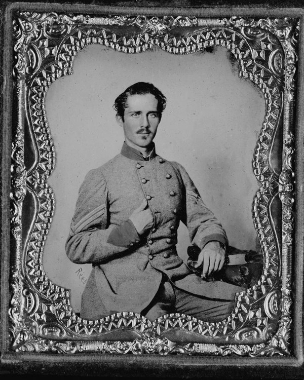 Man in Confederate Uniform