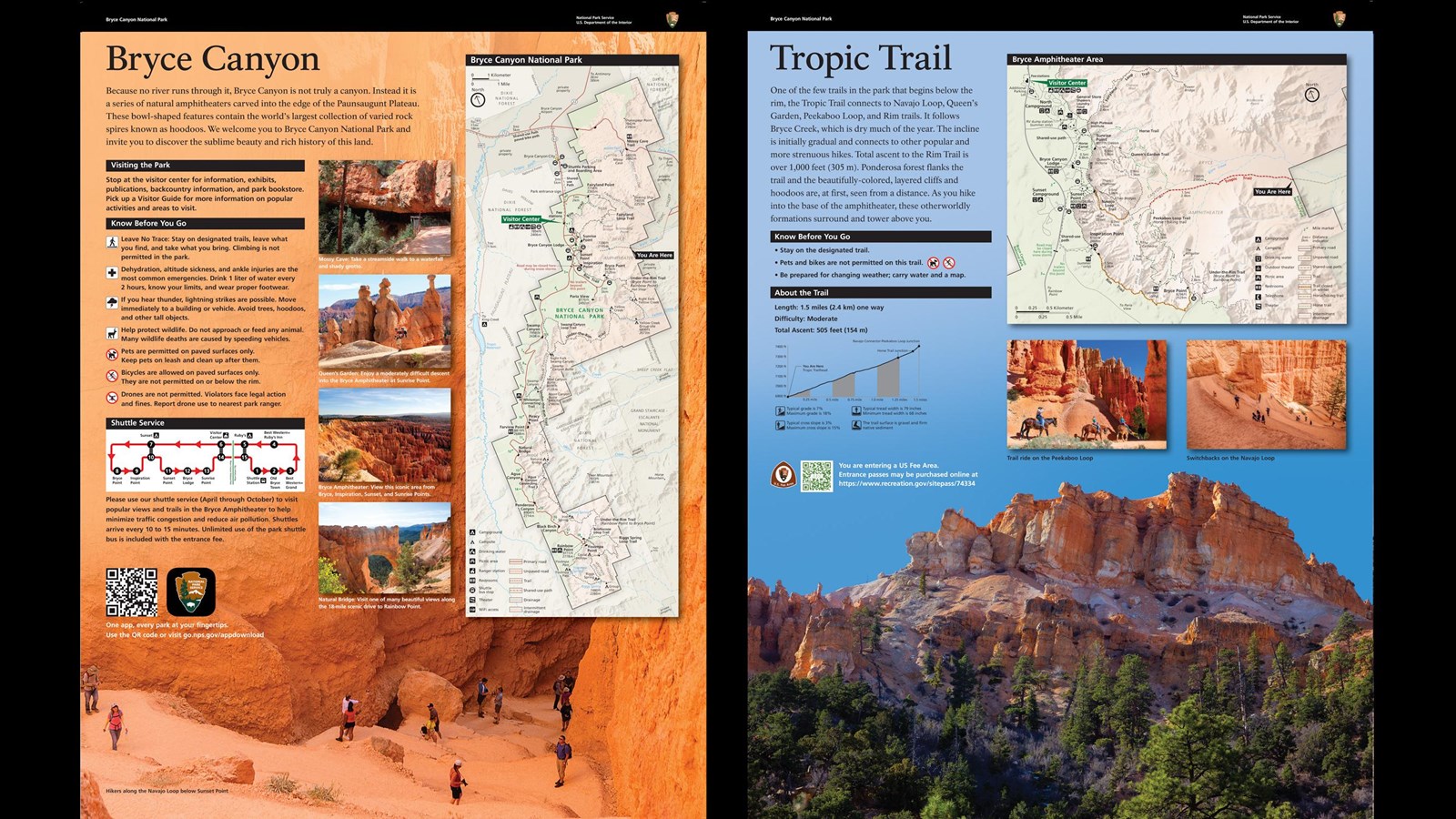 Park orientation and Tropic Trail orientation waysides.