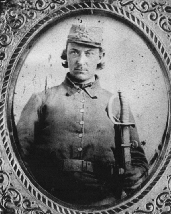 Man in Confederate Uniform