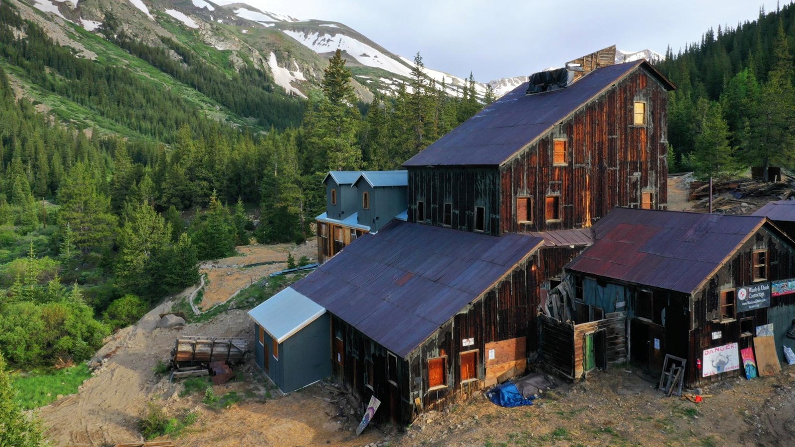 Historic mill in the mountains