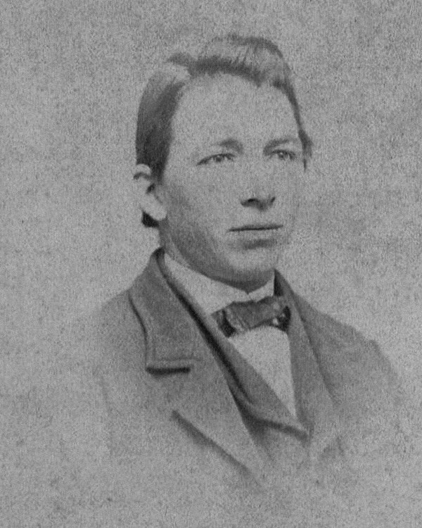 Man in 19th century clothes