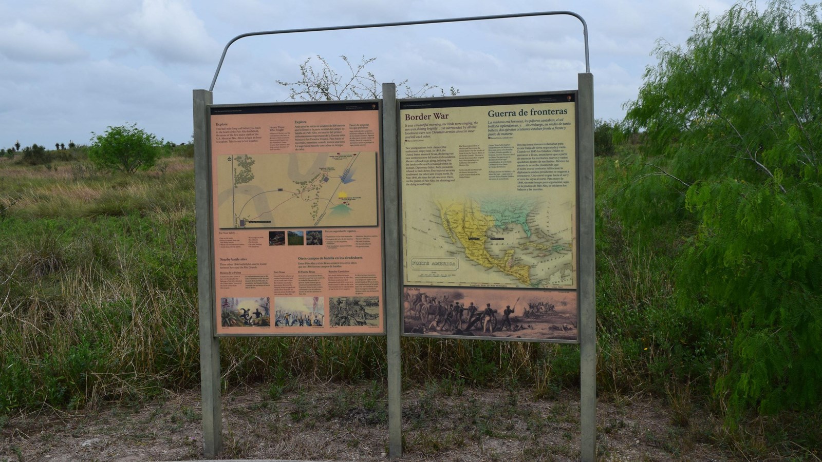 Visitor Center Explore wayside on main battlefield trail.