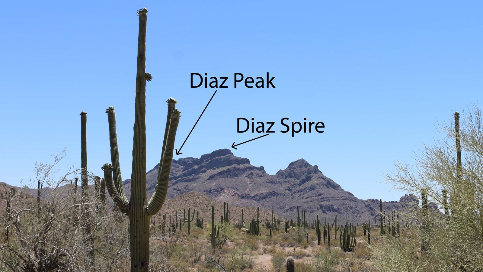 Photo of Diaz mountain range with