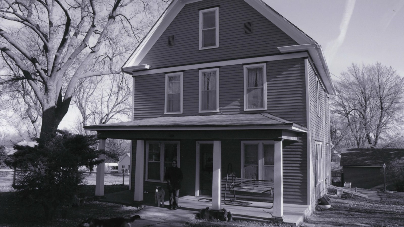 Front side of the Susan Picotte House