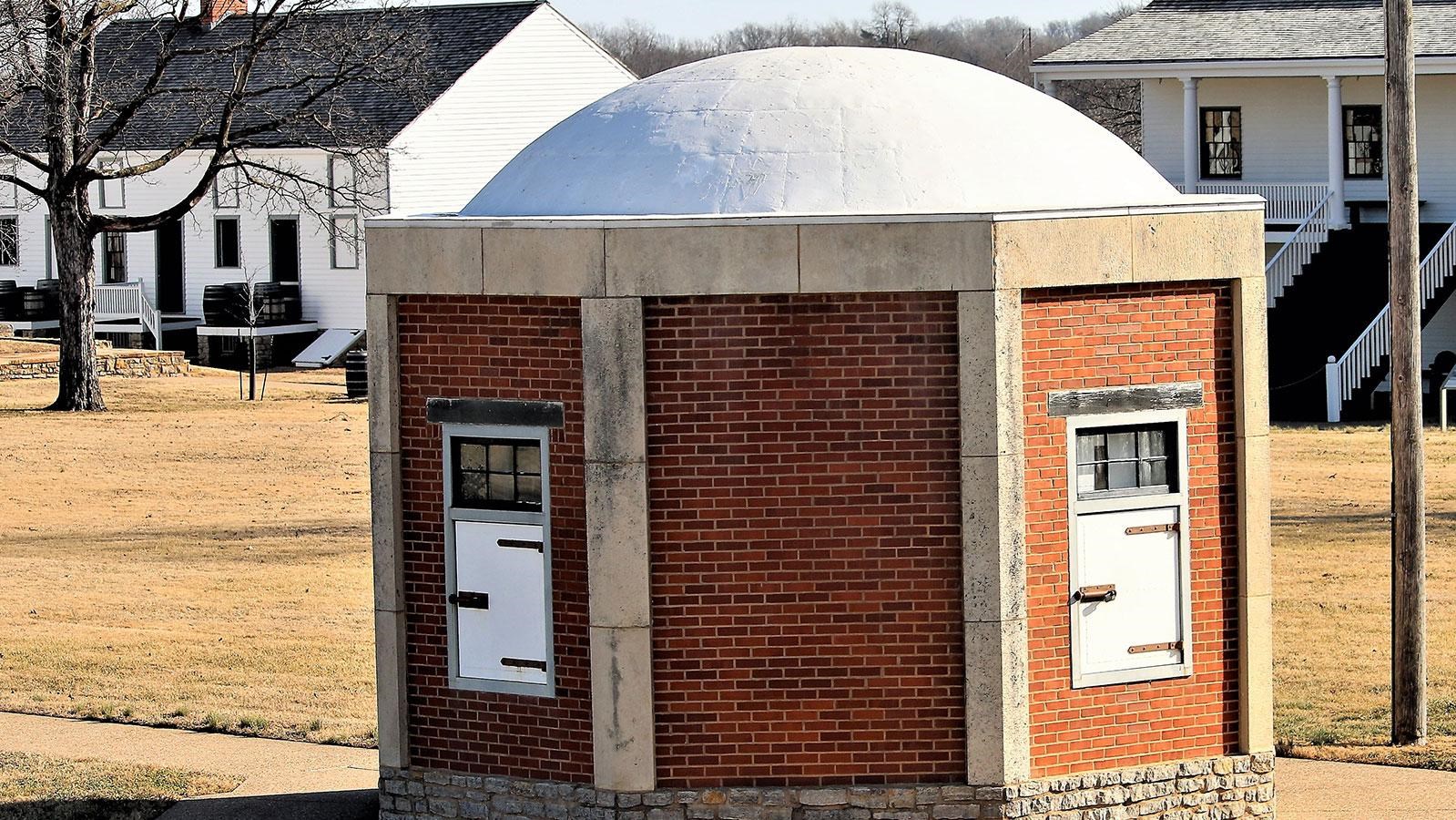 dome shaped  brick building