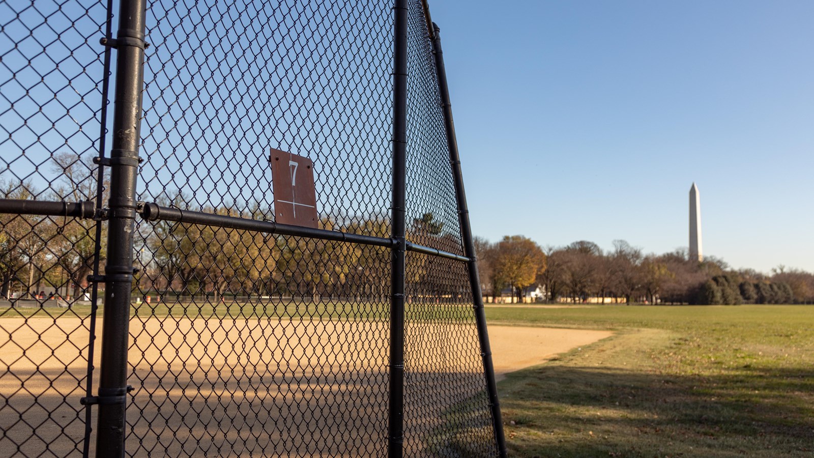 A softball field.
