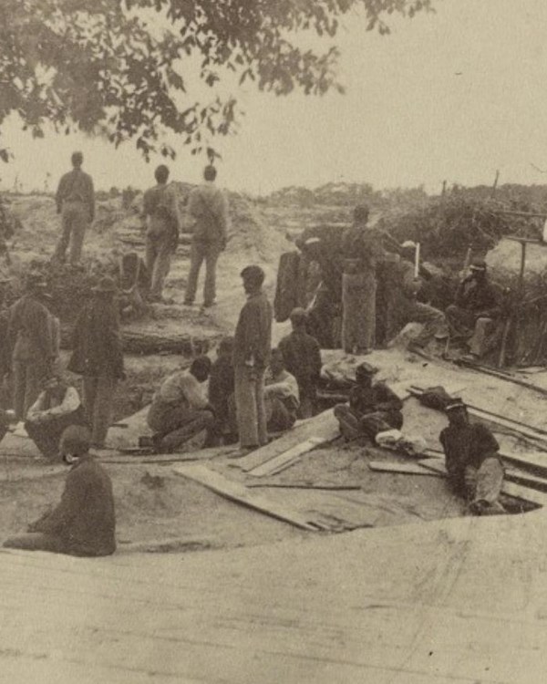 USCT soldiers in Petersburg