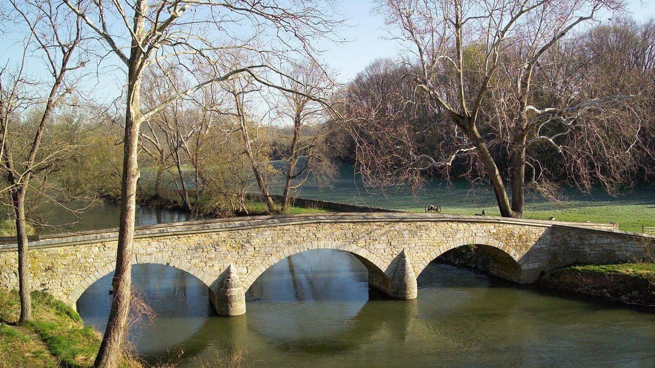 stone bridge over a creek