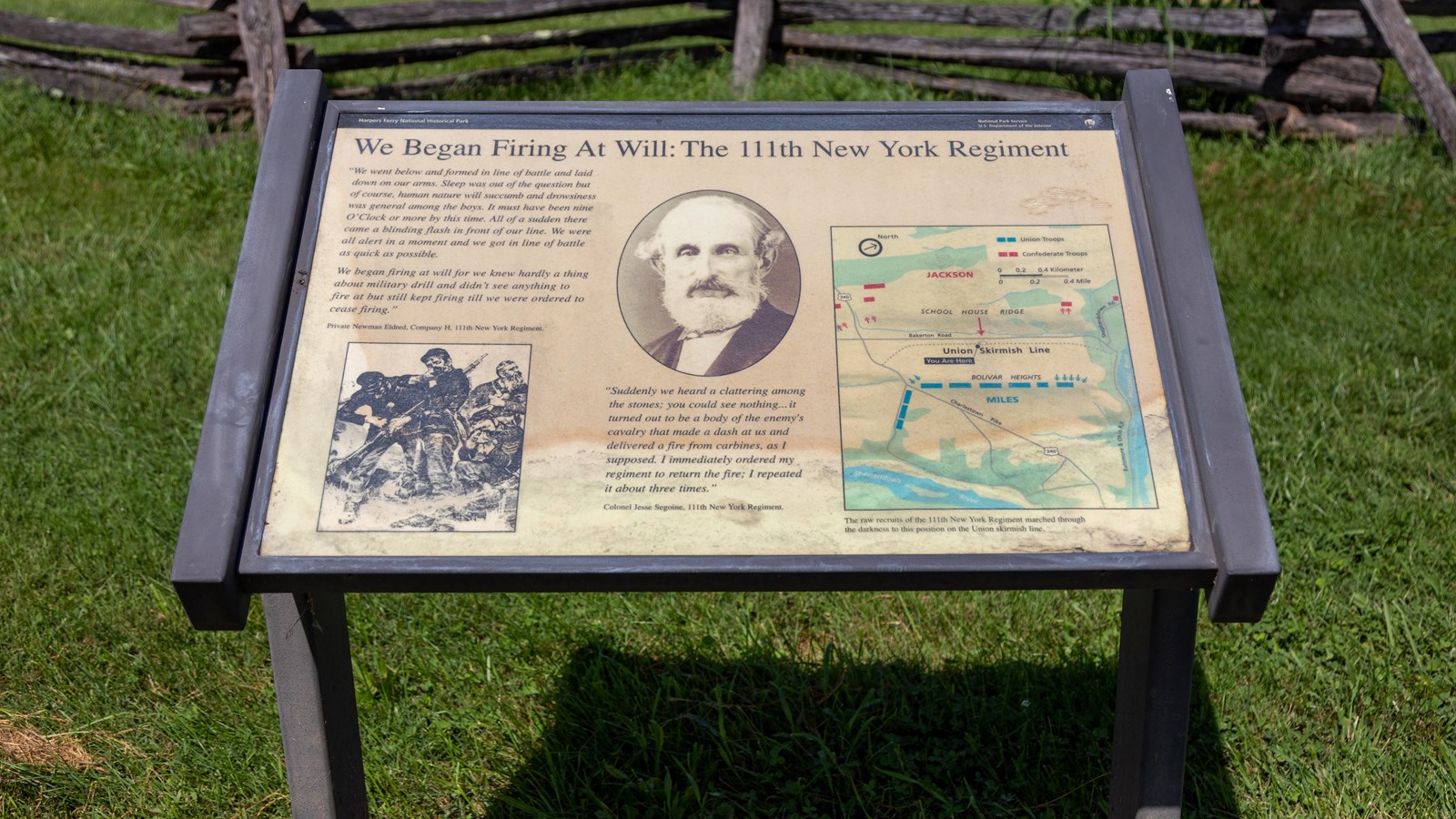 A wayside titled, 