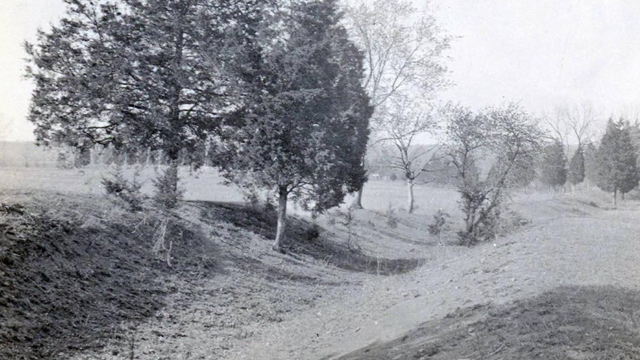 Historic Photo of Unfinished Railroad