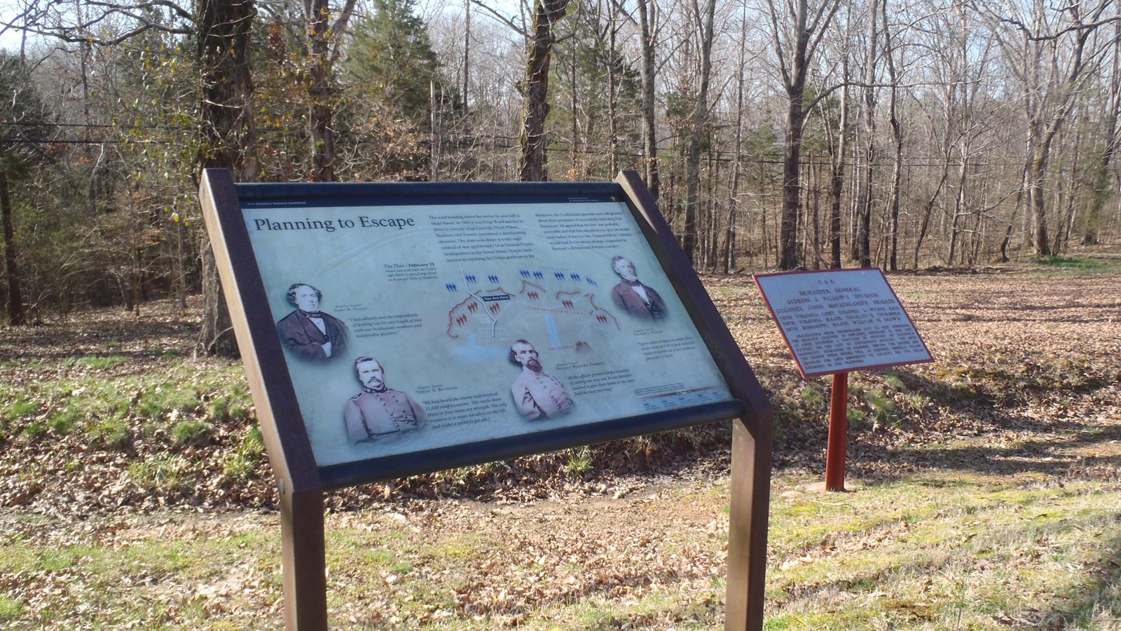 tour stop #9 with exhibits and parking