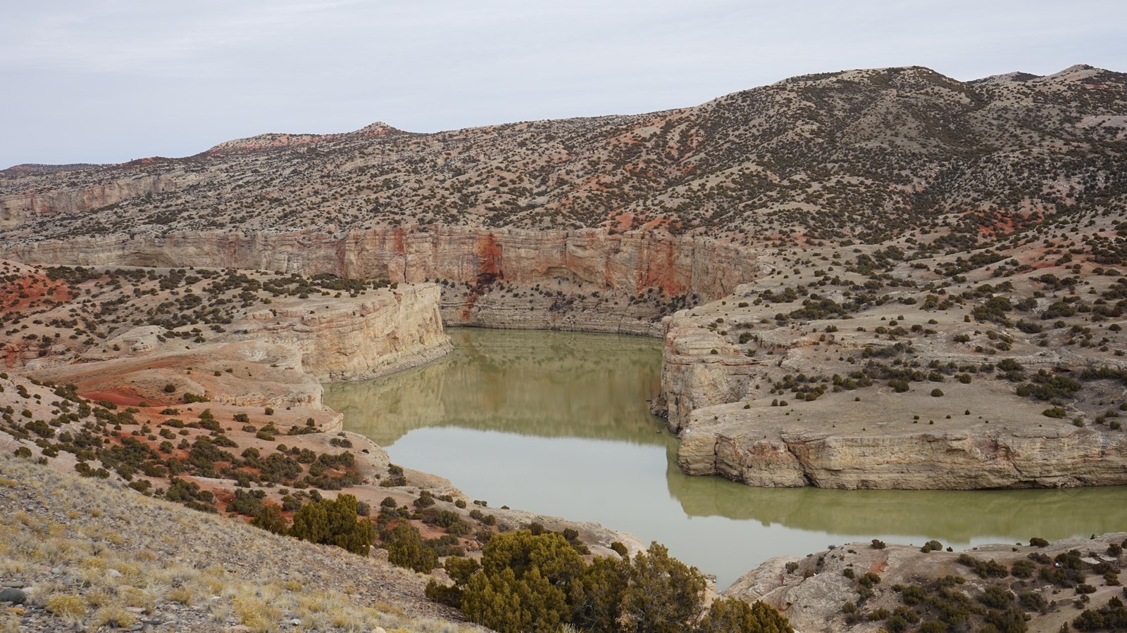 View of Bighorn Canyon from Mouth of the Canyon Trail