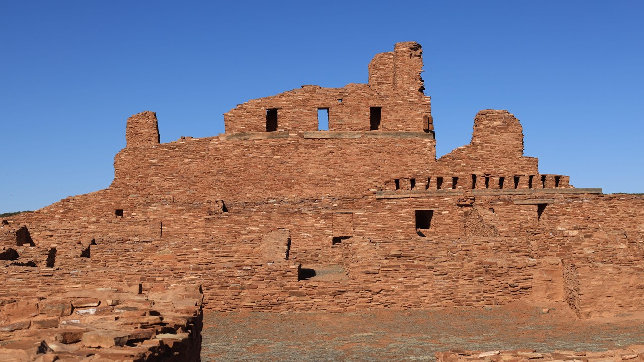 Red Sandstone church remnants