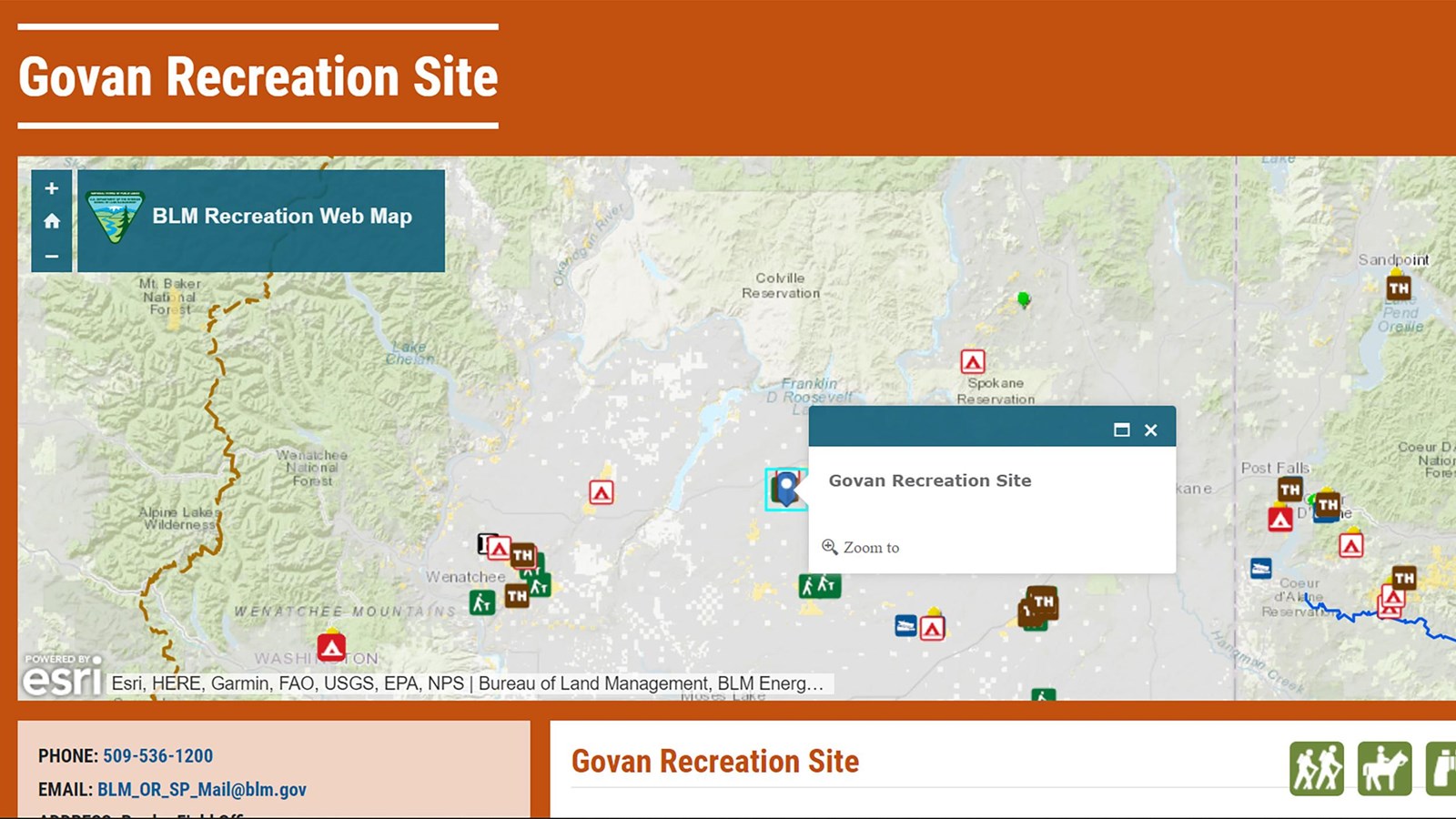 Govan Recreation Site