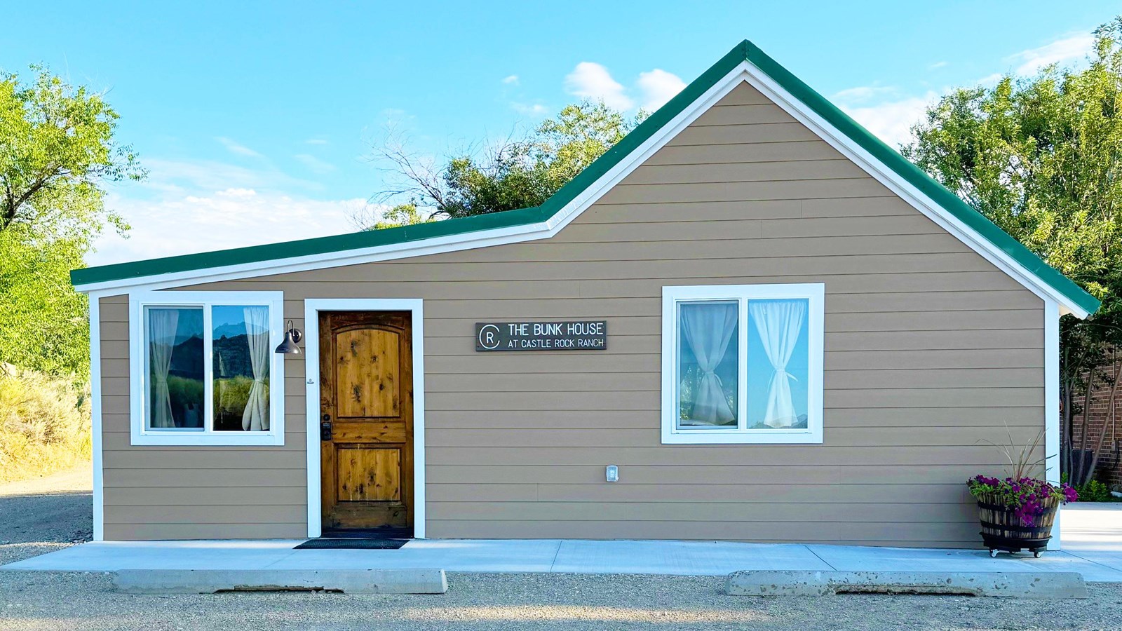 Front view of The Bunkhouse