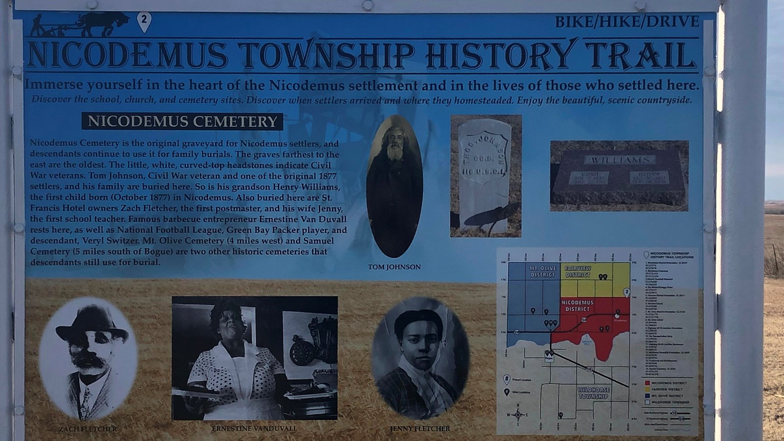Sign with the same text as the page