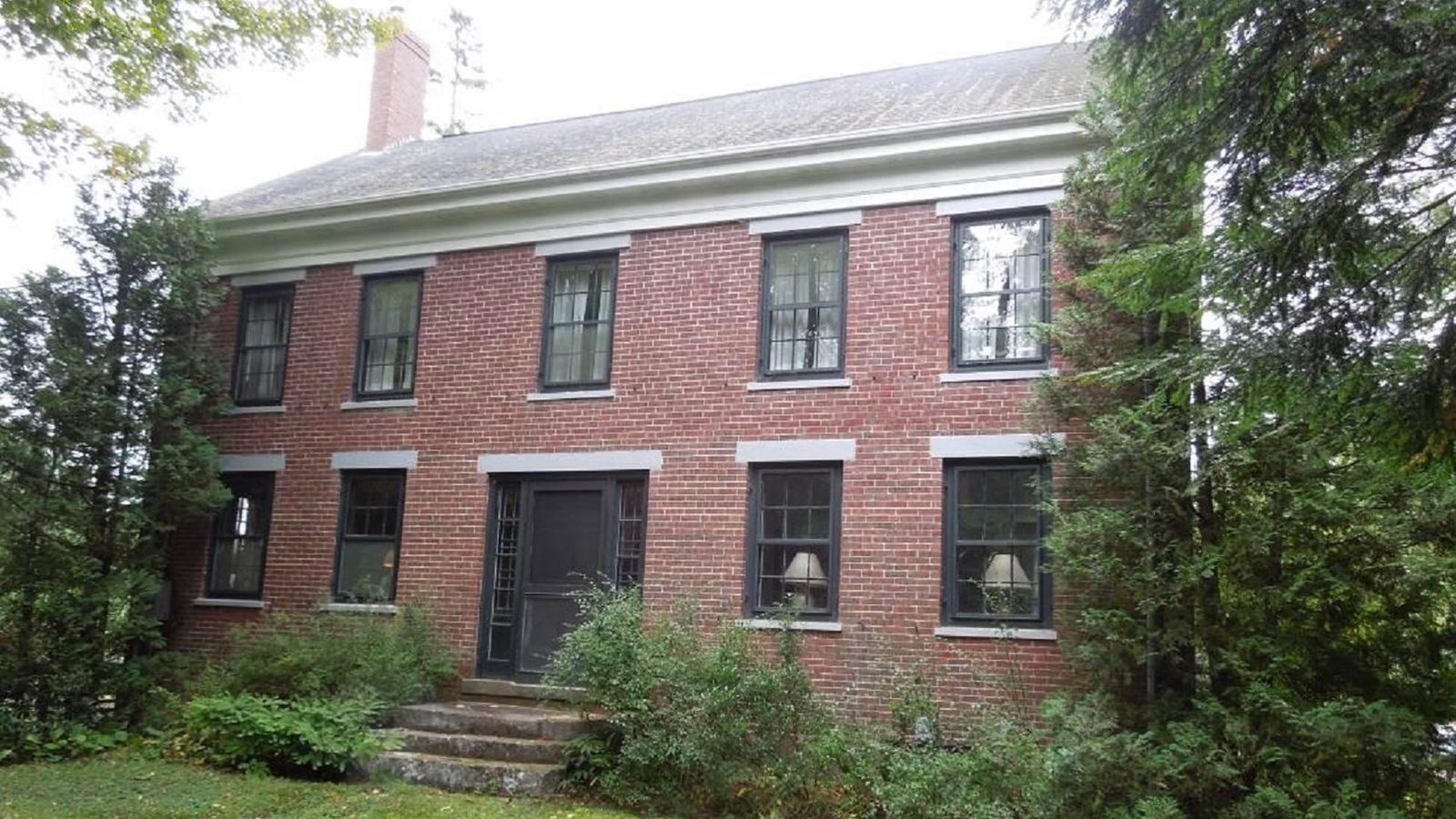 External view of a brick building.