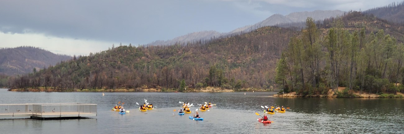 Paddling on Whiskeytown Lake (U.S. National Park Service)