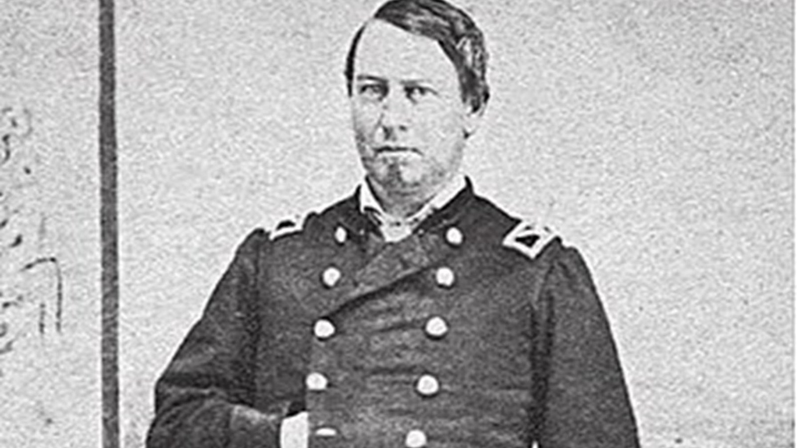 Historic image of a Union officer in uniform. 