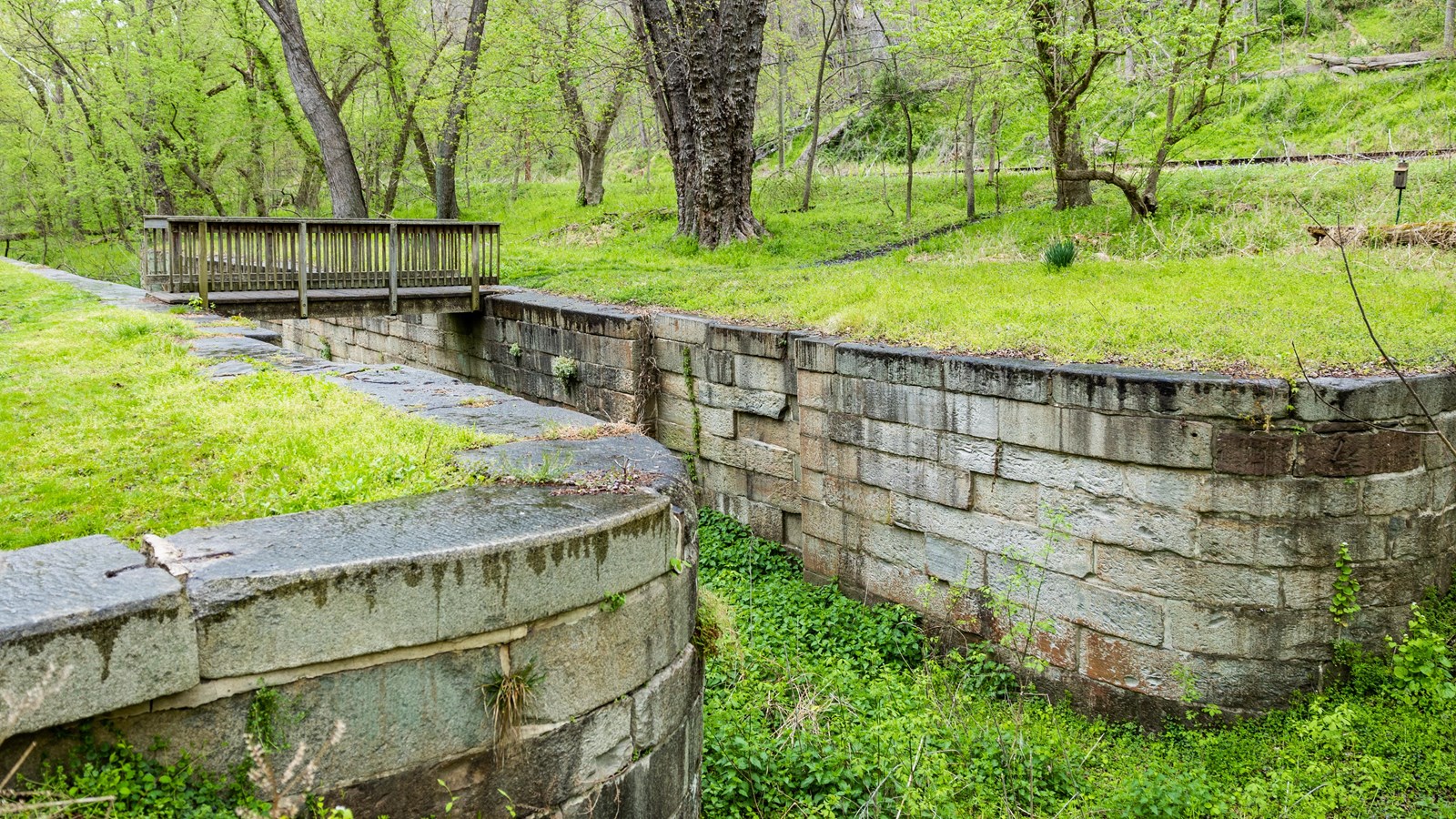 An historic stone lock