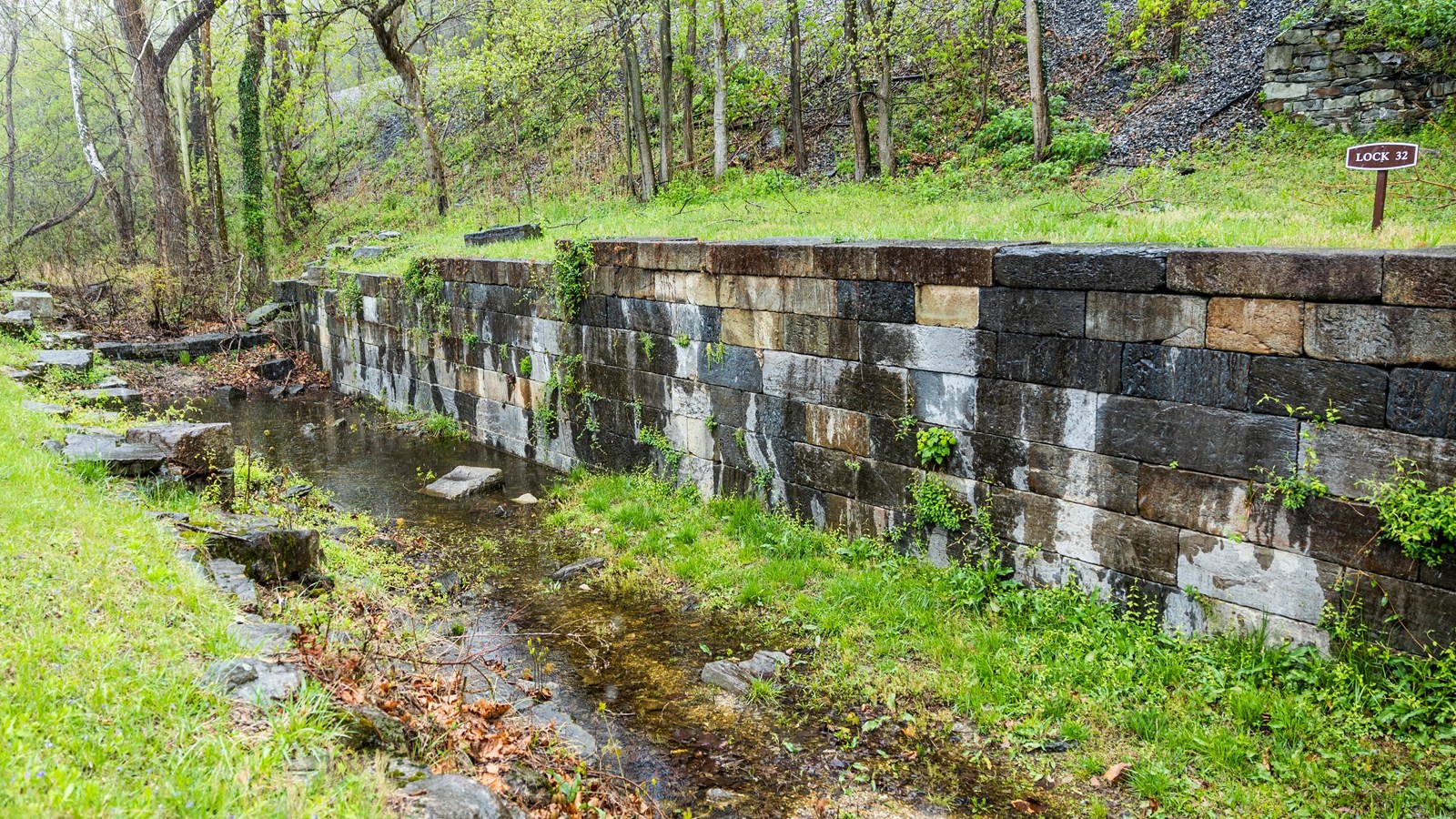 An historic stone lock