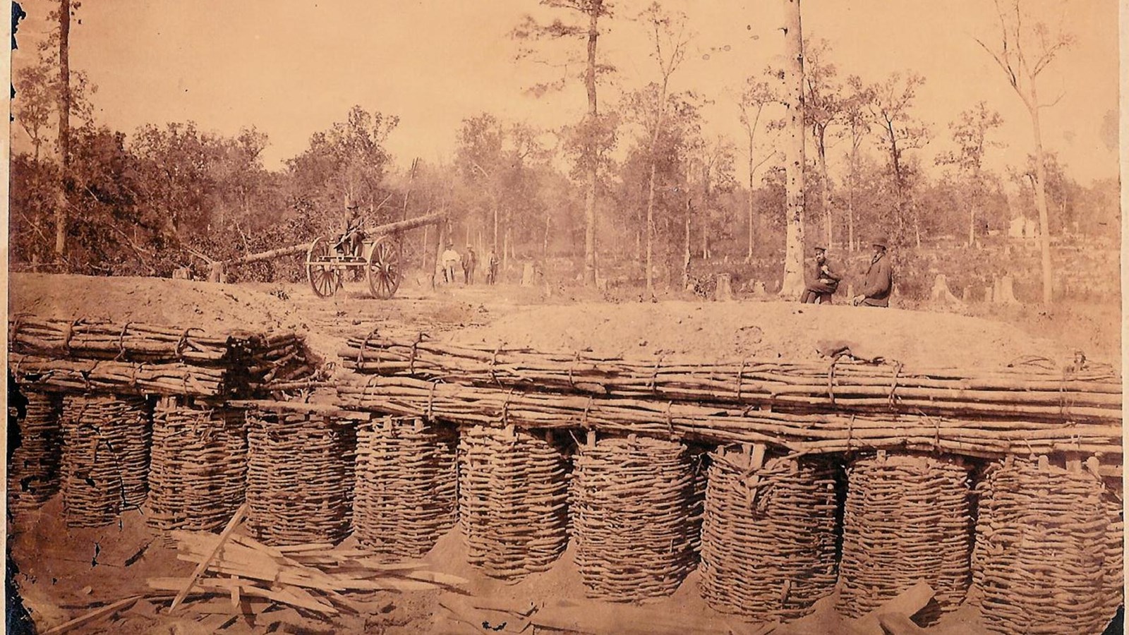 Historic photograph of Battery Powell