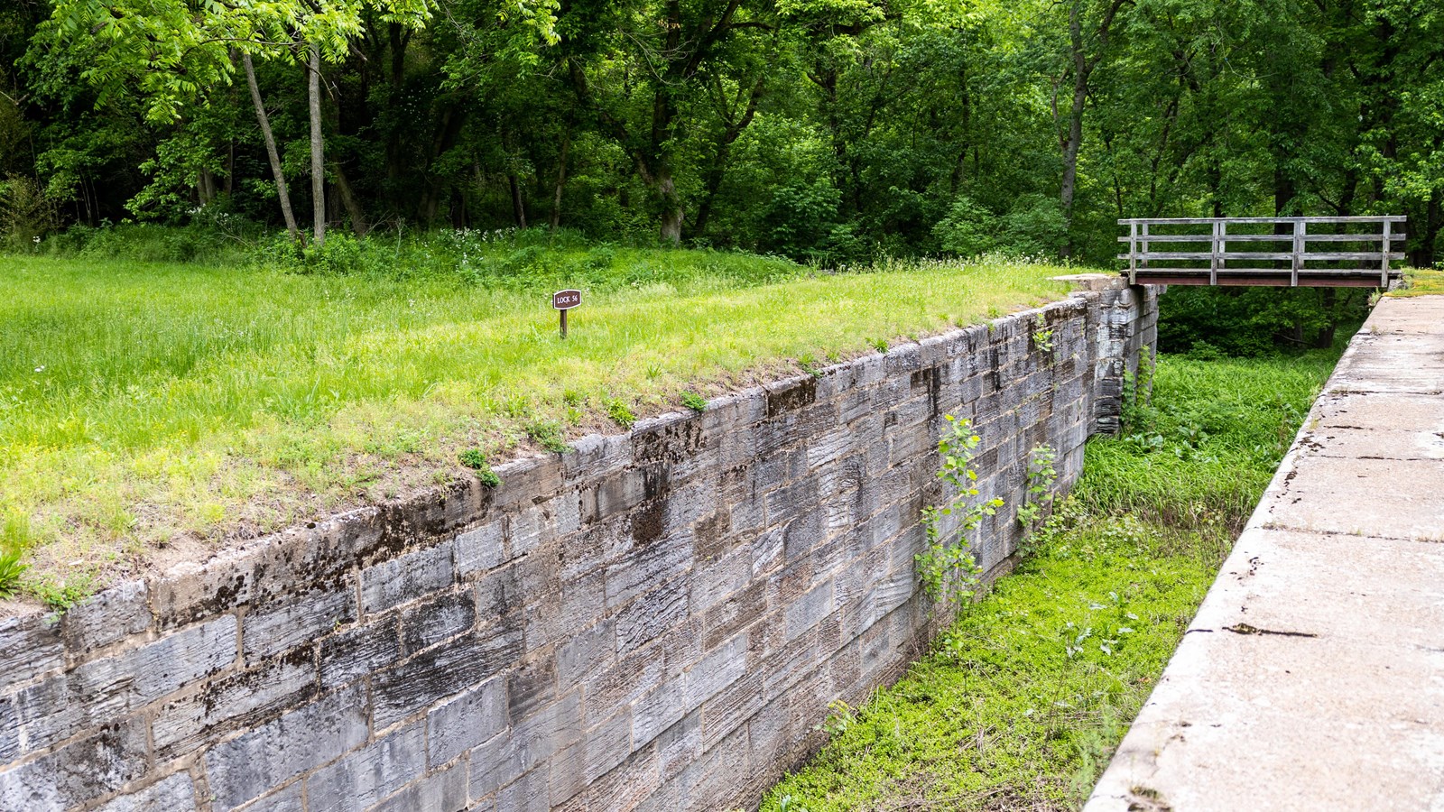 An historic stone lock