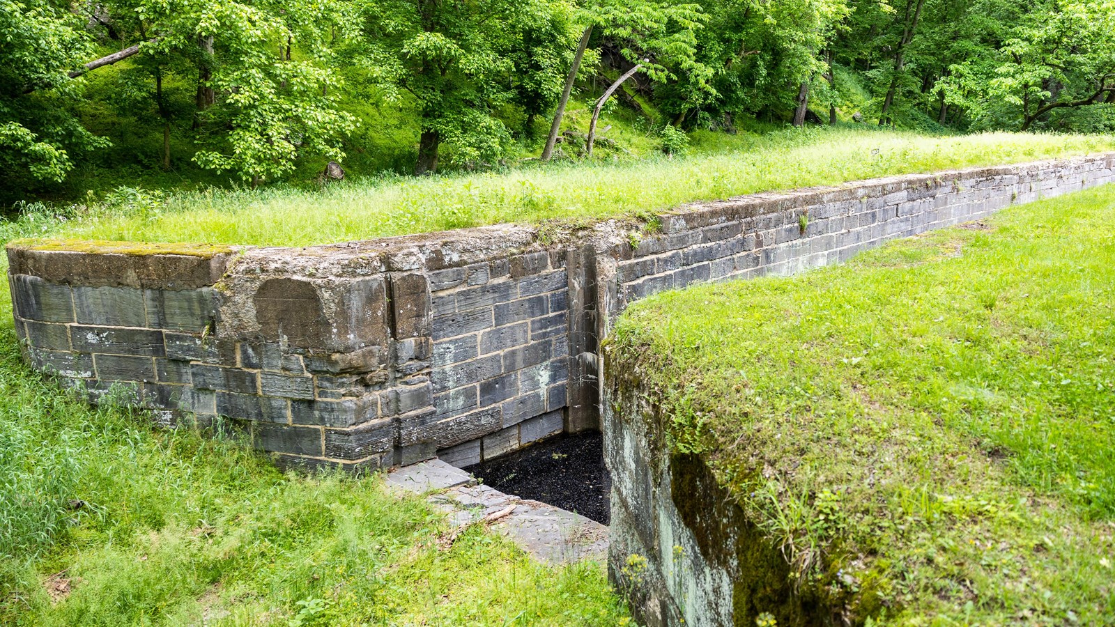 A historic stone lock