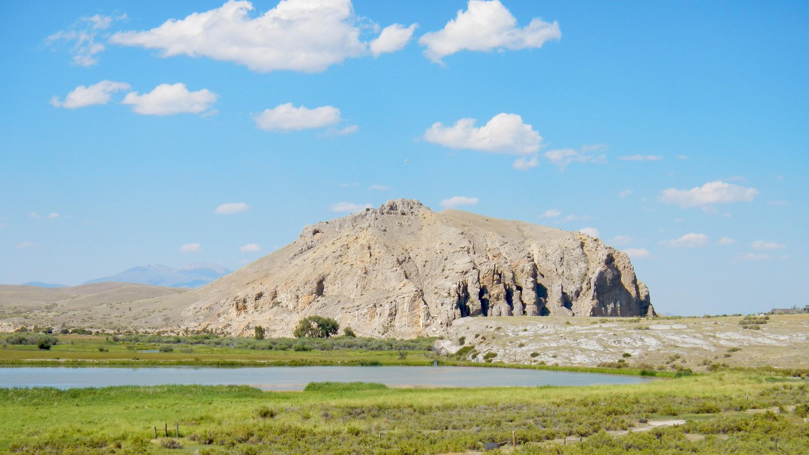 large rock foundation that resembles a beavers head