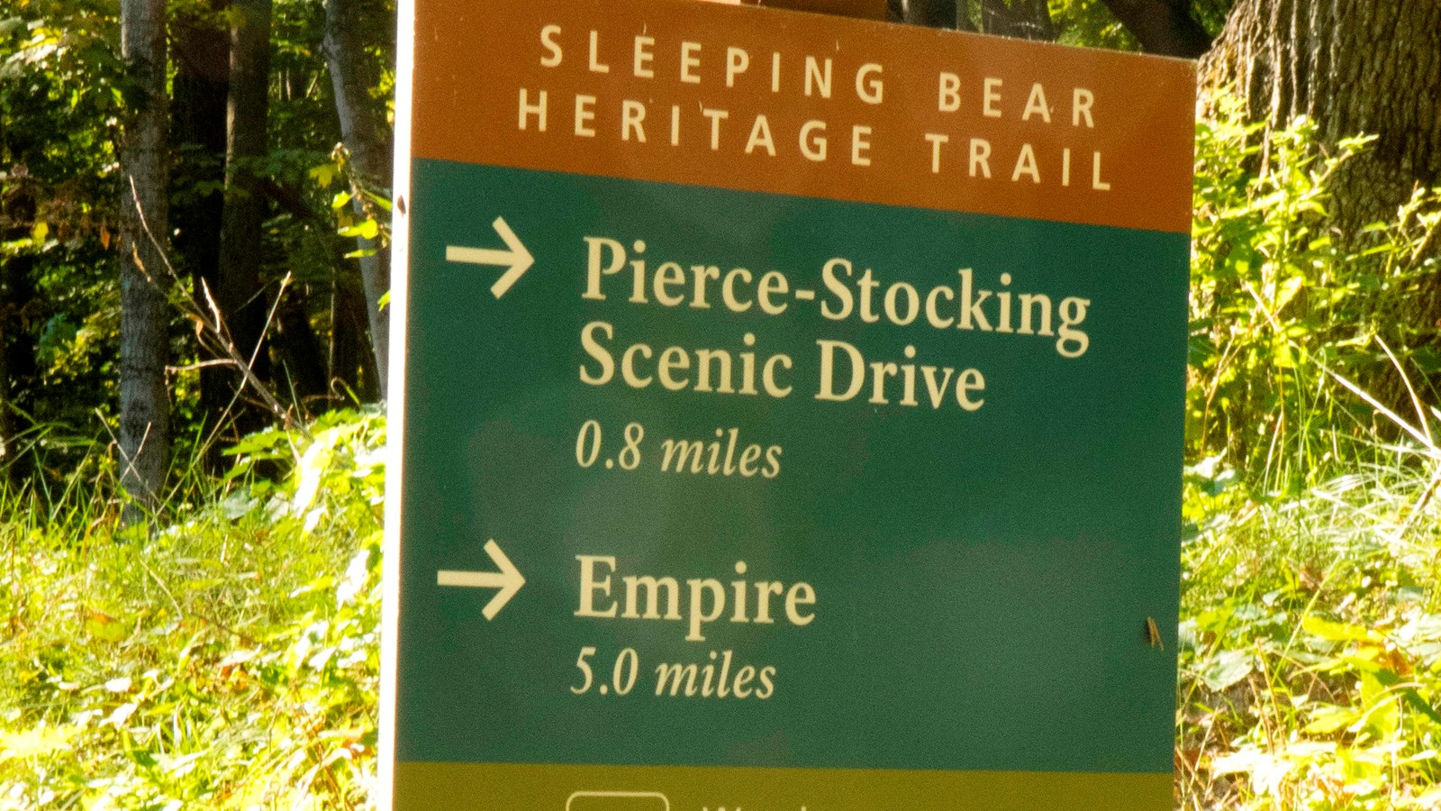 Teal sign with directional arrows