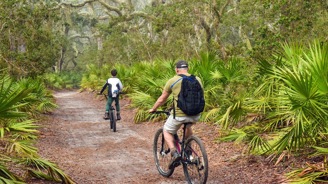 Two bikers riding down the Main Road