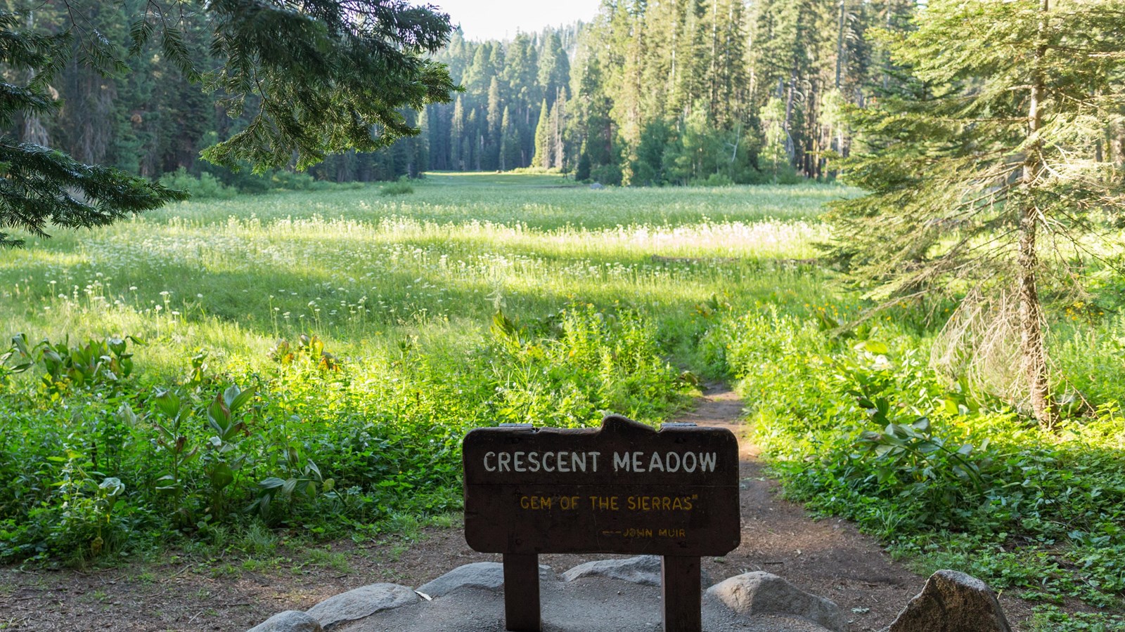 A wooden sign labeled 