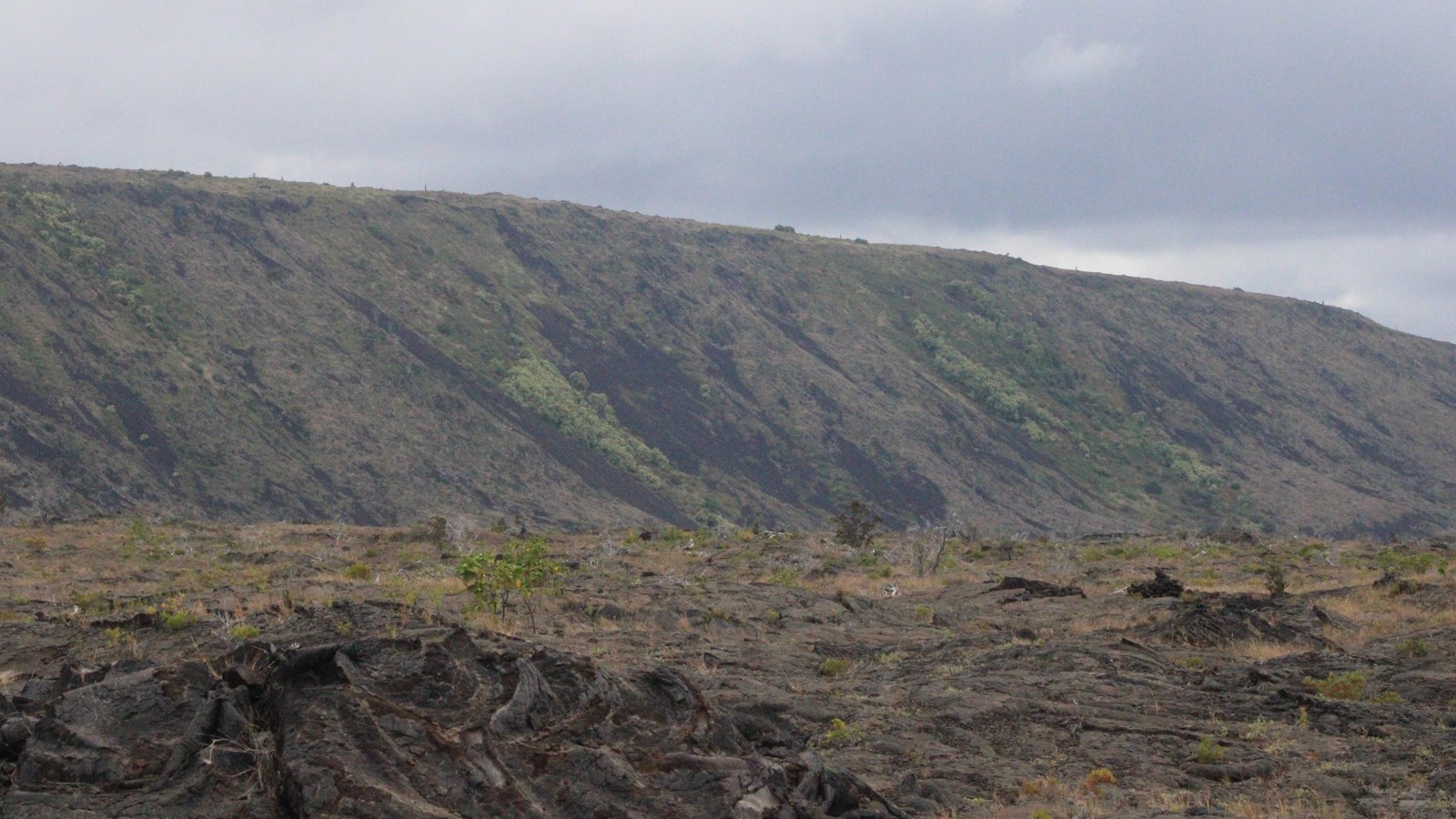 Escarpment in a distance