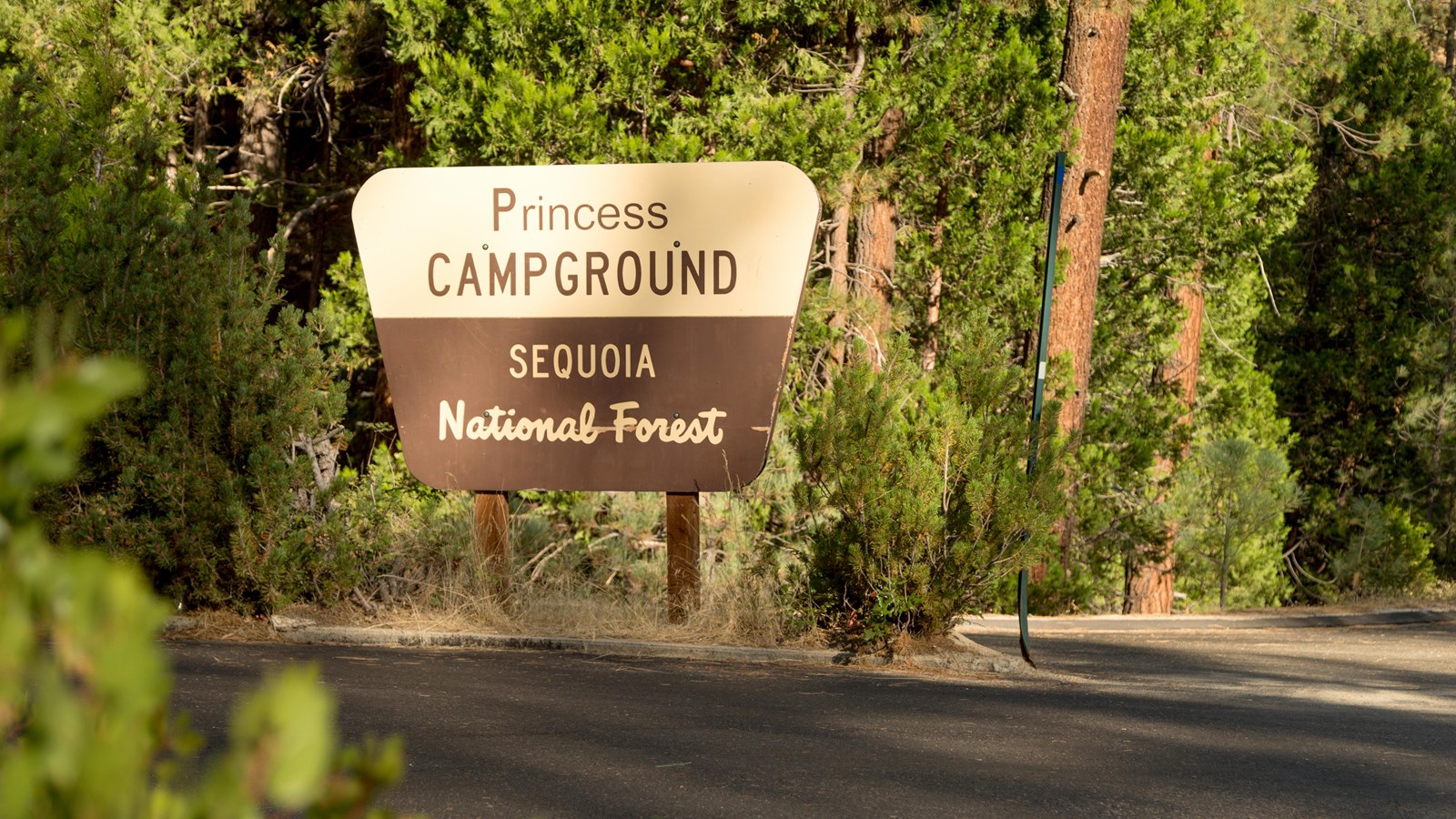 Sign for Princess Campground