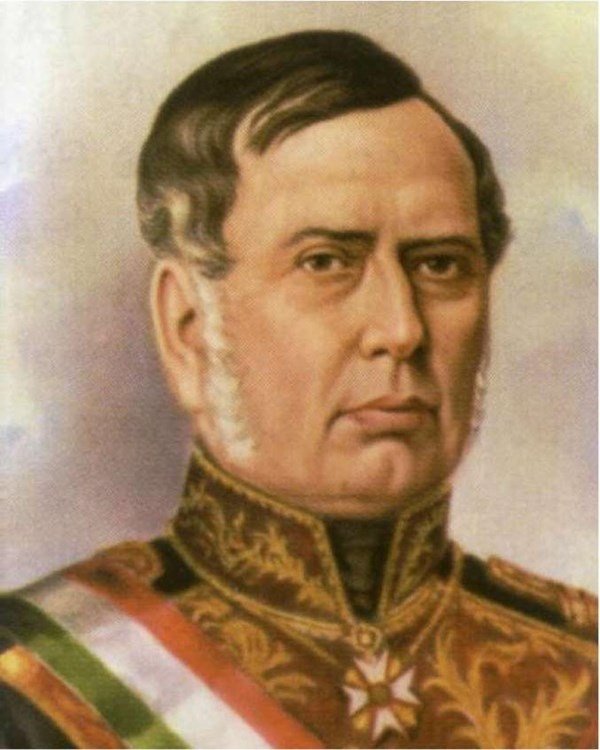 Oil painting of Mariano Arista