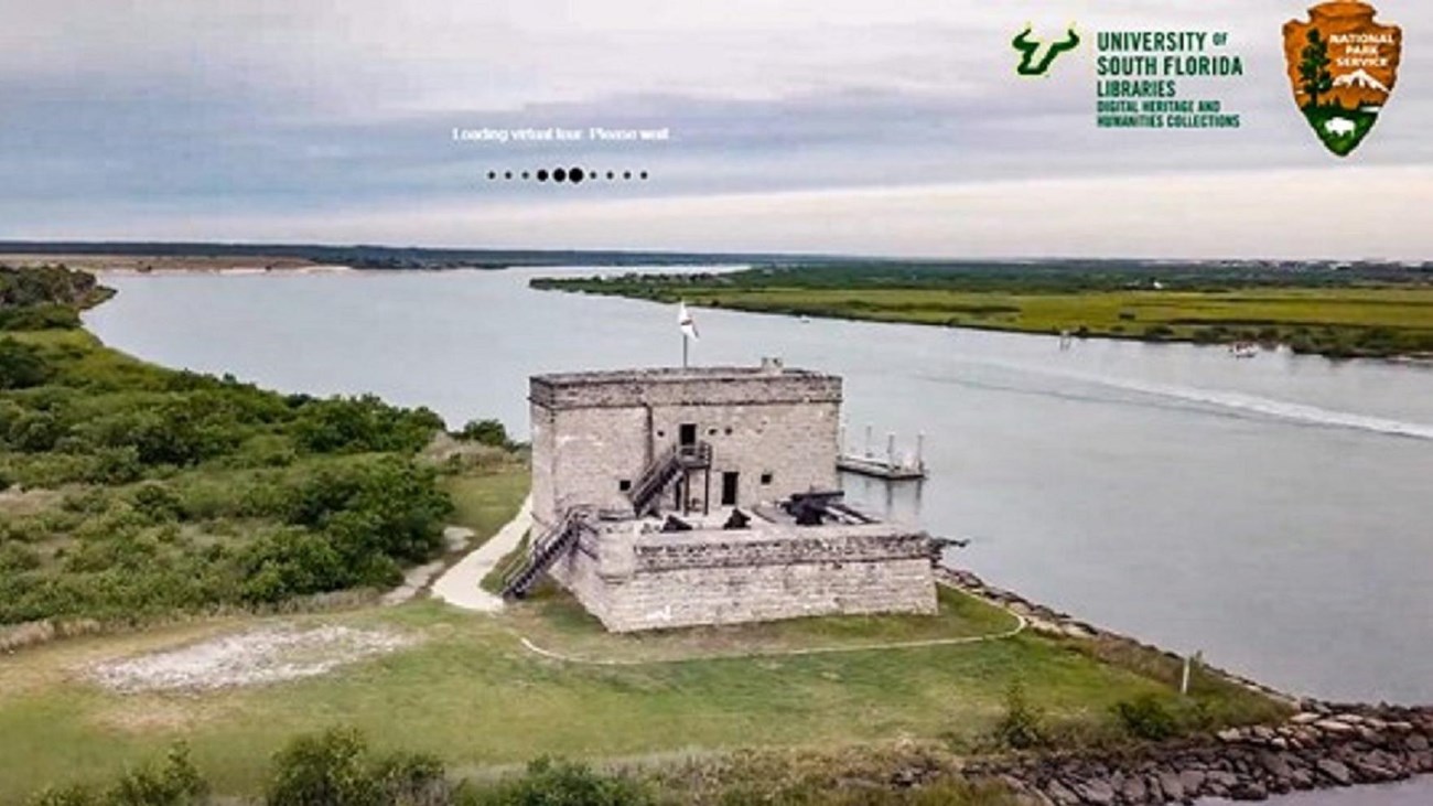 Aerial Photograph of Fort Matanzas