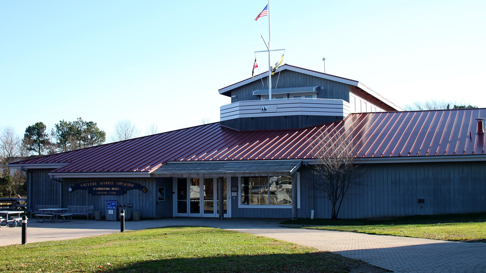 Front of the main museum building