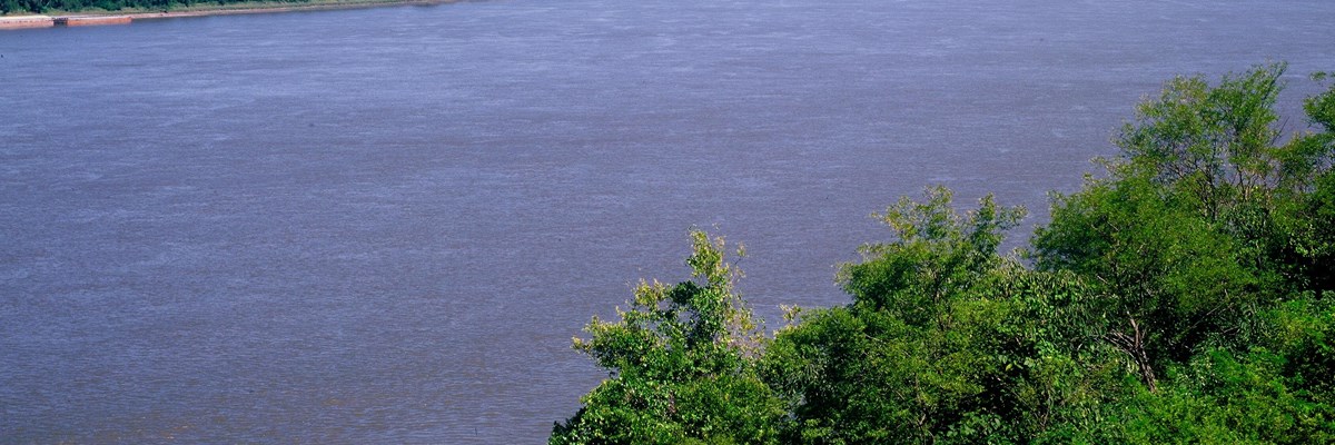 View of the Mississippi River from Fort Rosalie
