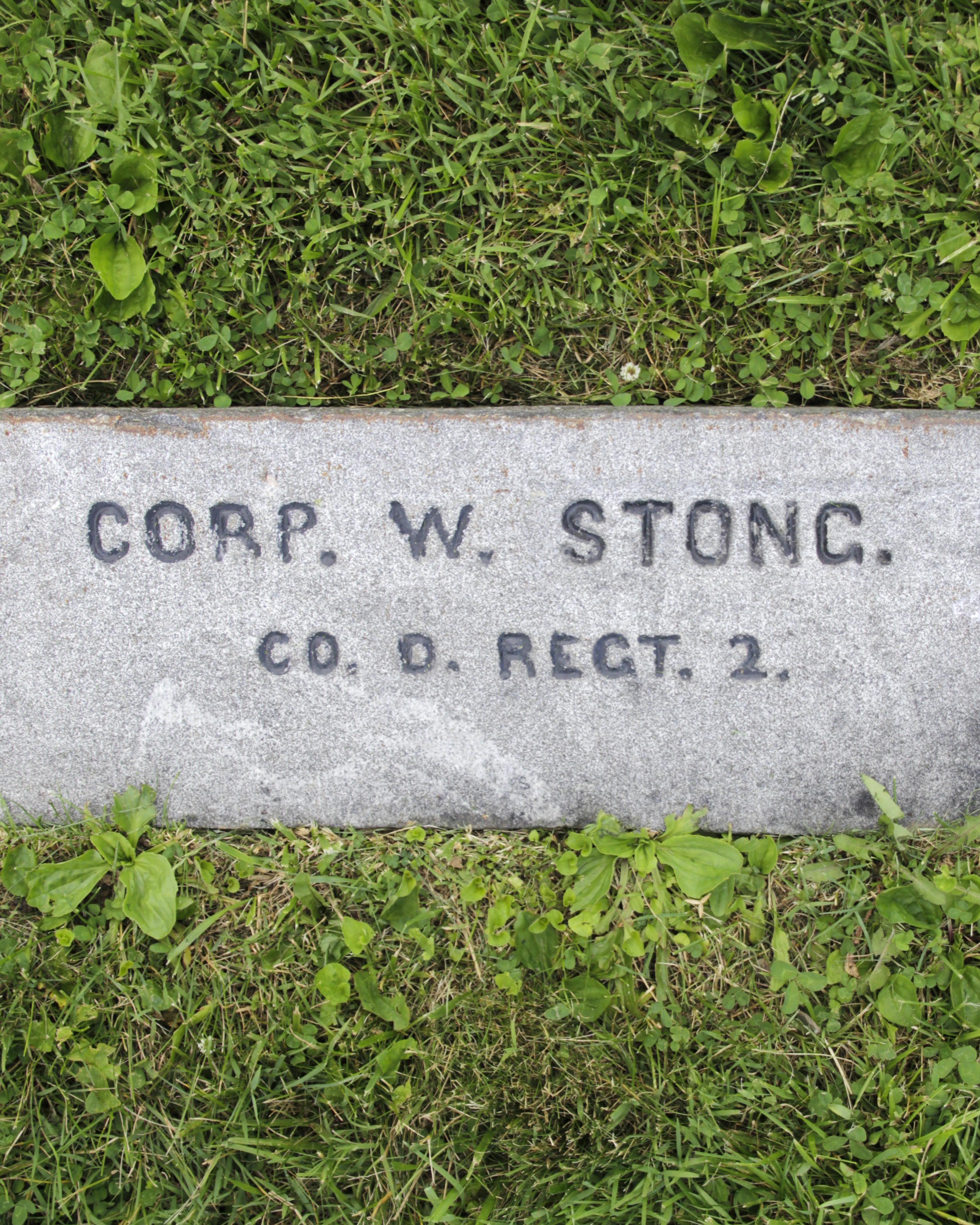 Gravestone of William Strong in Gettysburg National Cemetery