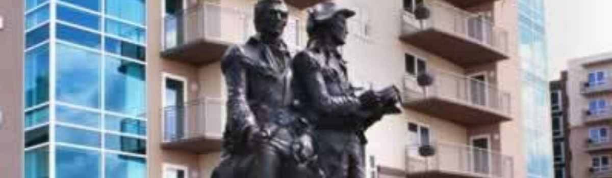 End Of The Trail Lewis And Clark Commemorative Statue U S National Park Service