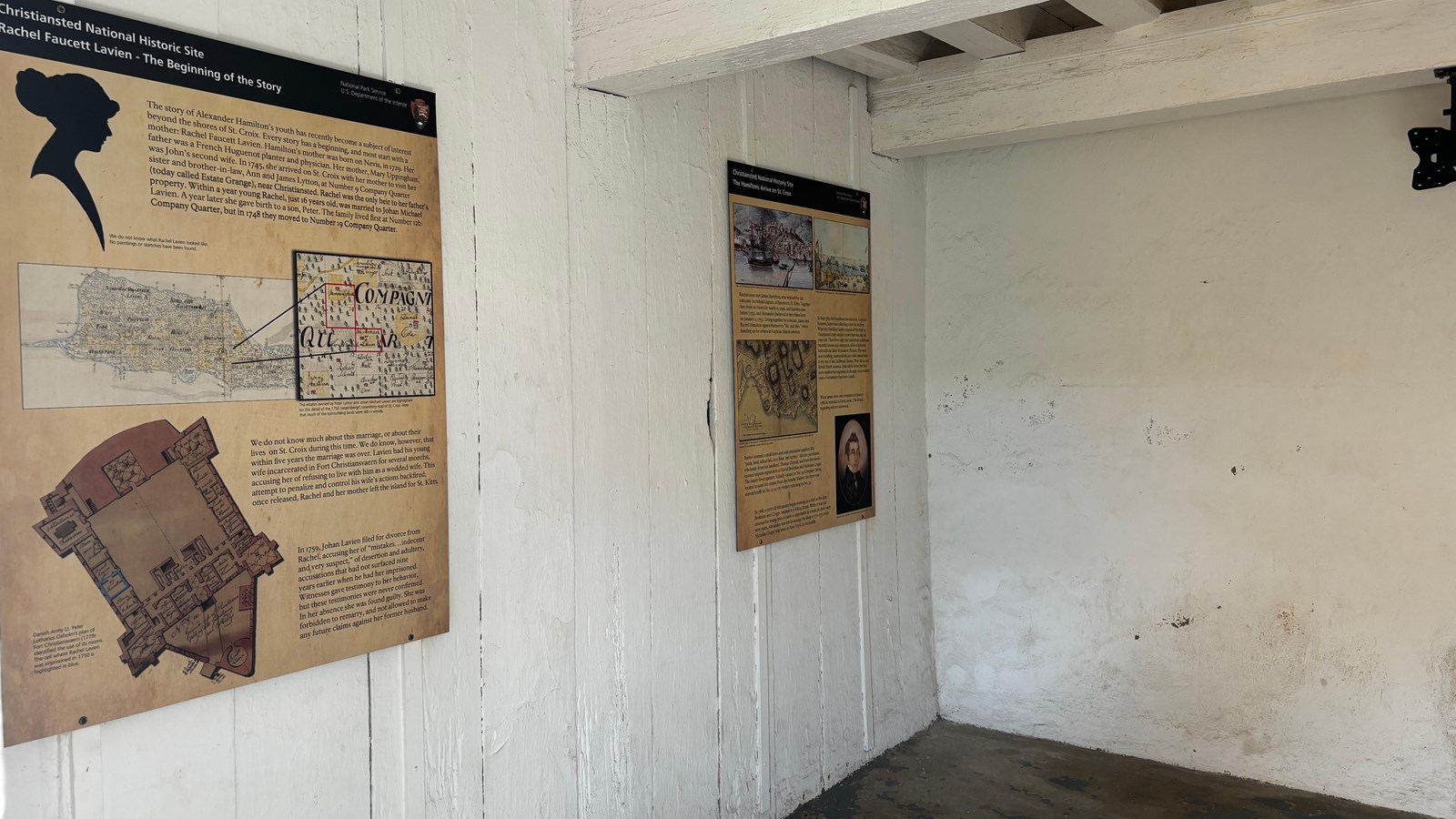 Photo of a room with displays
