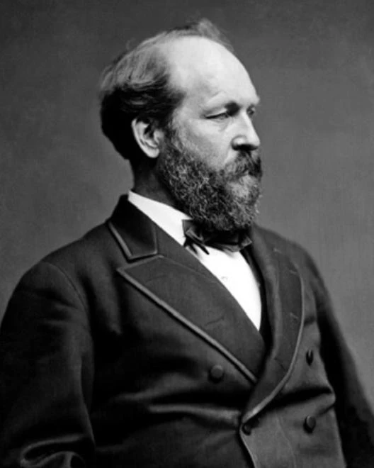 Photographic portrait of President James A. Garfield