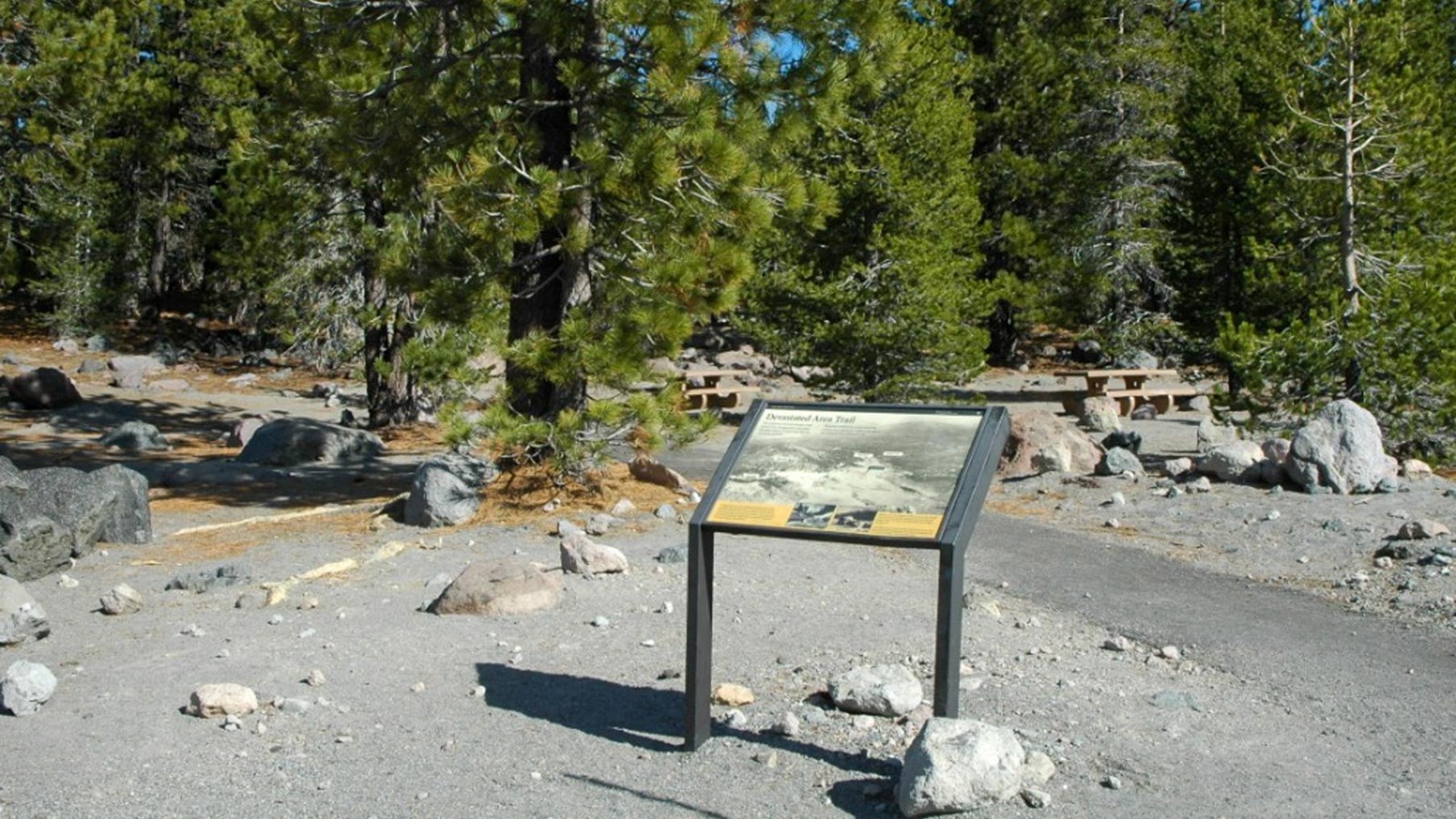 A photo of a wayside sign titled 