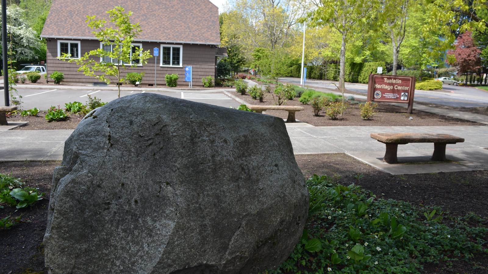 Erratic at Tualatin Heritage Center