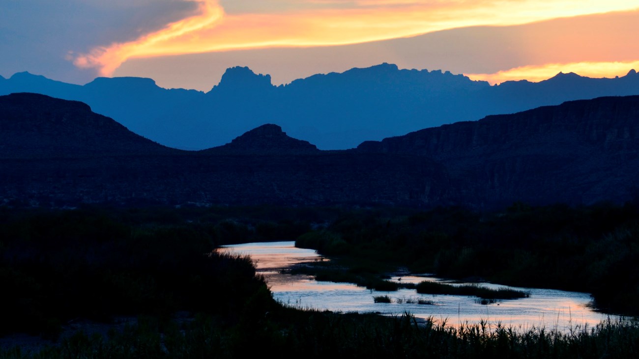 Sunset from Rio Grande Village