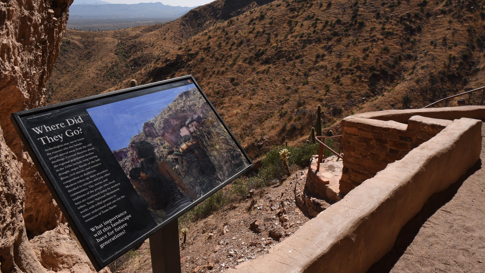 Where Did They Go Wayside next to cliff dwelling 