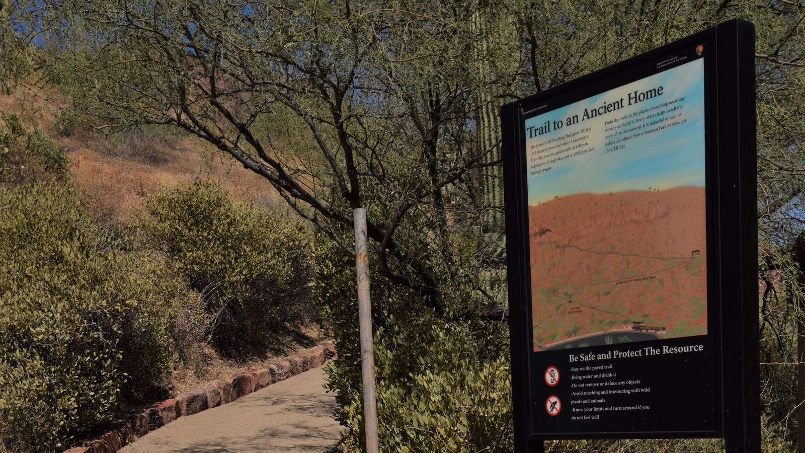 Trail to an Ancient Home Wayside